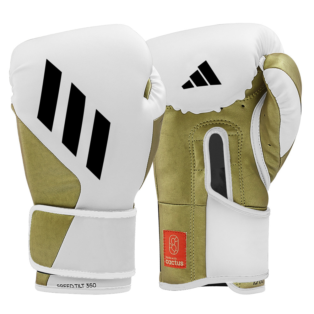 ADISPEED Tilt 350 Training Glove Velcro - White/Gold